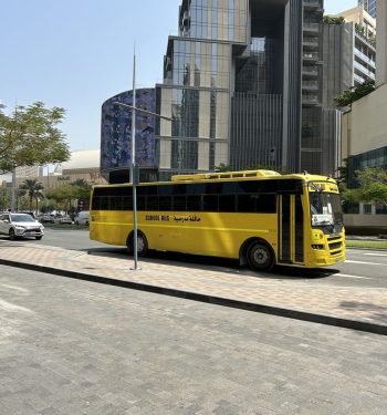 school bus in dubai!